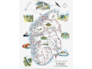Bikepacking Around Norway Poster