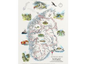 Bikepacking Around Norway Poster